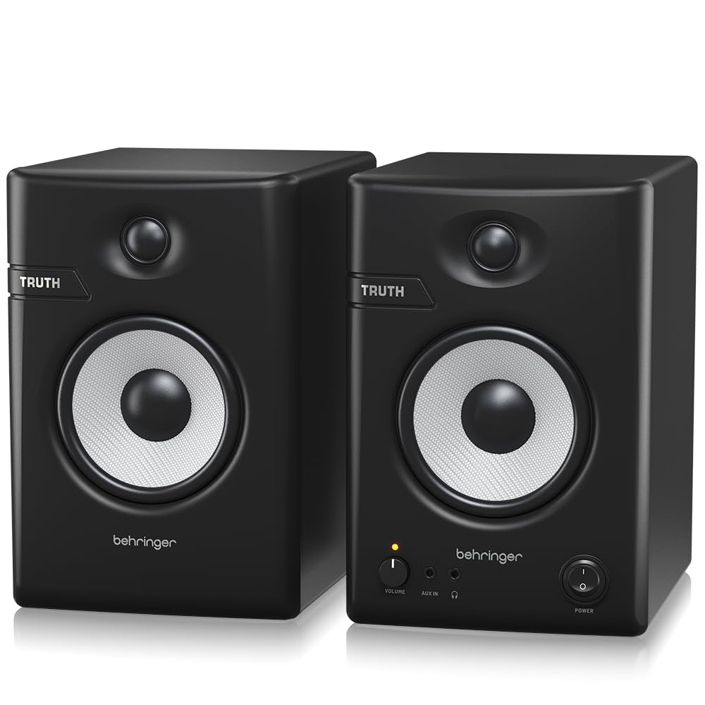 Пара мониторных динамиков Behringer серии TRUTH, дюймовый вуфер, модель TRUTH 4.5 4.5