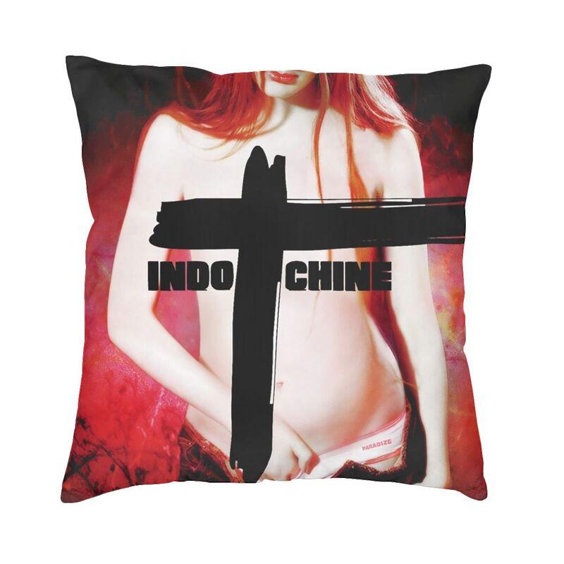 Nicolas Sirkis Indochina Pillow Case Sofa French Rock Band Singer Luxury Cushion Cover Car Pillowcase D Printing Cushions