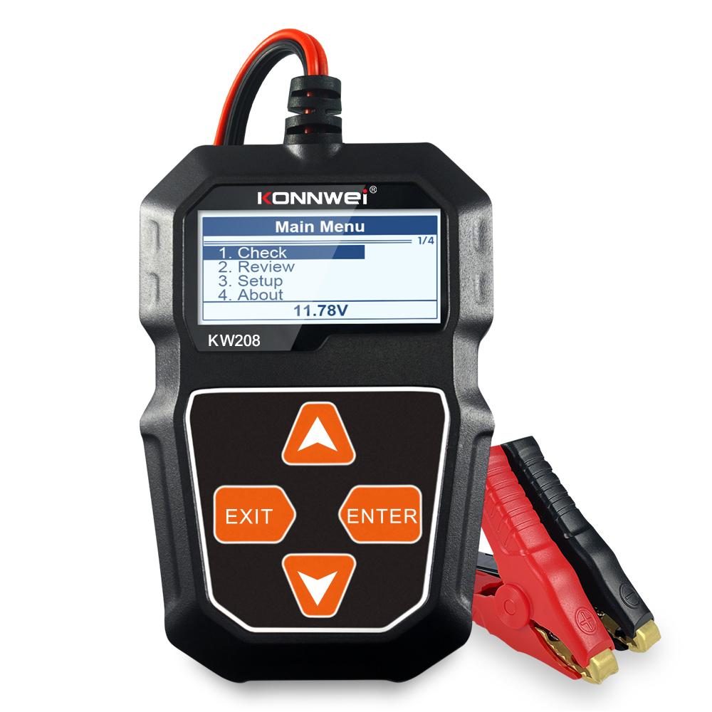 6V 12V Battery Tester Car Battery Tester Battery Health Analysis Fast Accuracy Testing Integrates Starter Detection