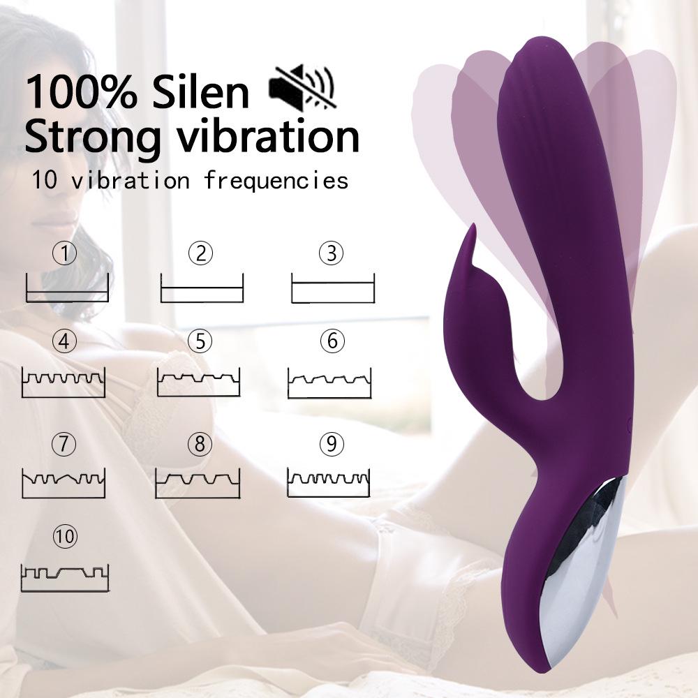 Women's Clitoral Stimulating Pleasure Stick with Heating & 10 Vibration Modes