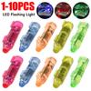 1-5PCS LED Attracting Fish Light Elongated Shape Fishing Lure Light Underwater Fishing Squid Fishing Bait Luminous Lures Tools