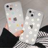 Flower Little Dinosaur Case For iPhone 14 11 12 Pro 13 Pro Max XR XS X 6s 7 8 Plus SE 2020 13 Mini Luxury Shockproof Clear Cover