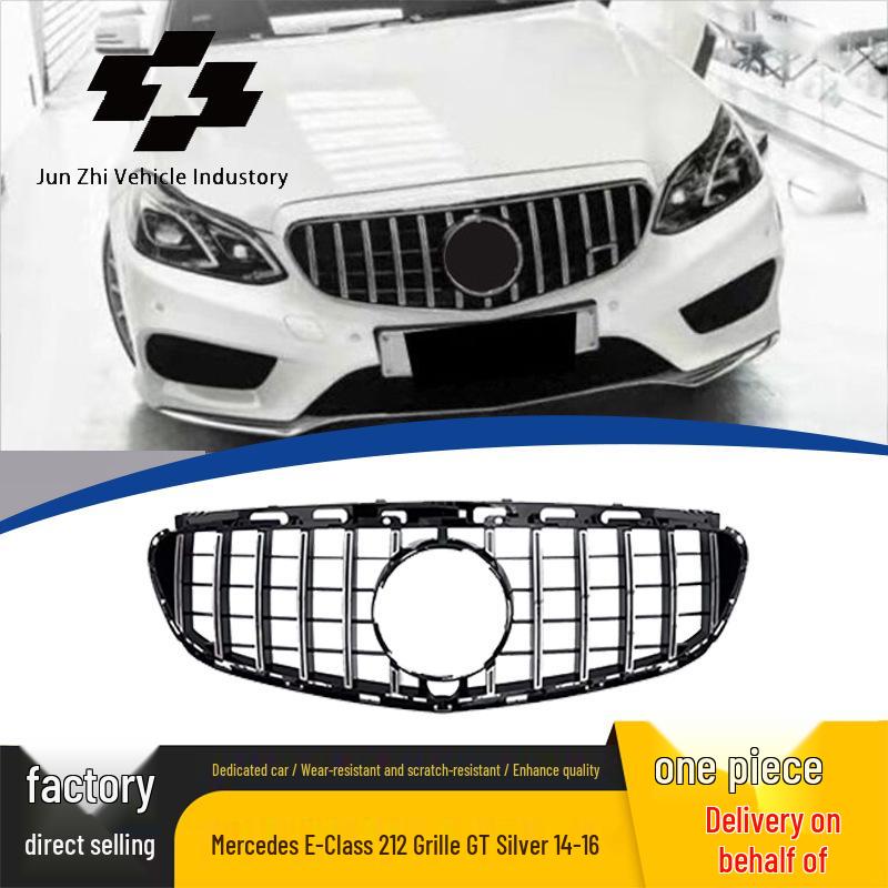 Оригинальная замена решетки радиатора GT Silver для Mercedes-Benz E-Class W212 2014-2016 гг.