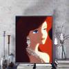 5D DIY Diamond Painting: Ариэль Русалочка Классический Мультфильм Полная Алмазная Мозаика Арт Набор для Украшения Стен