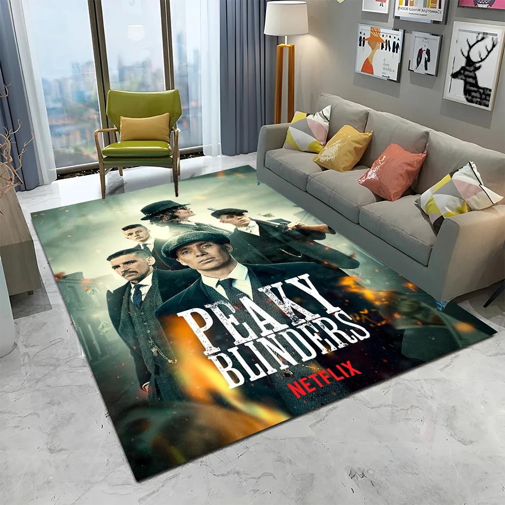 HD Ковер с Томасом Шелби 3D-P - Peaky Blinders для Дома, Гостиной, Спальни, Дивана, Прихожей, Декор, Детский Коврик, Нескользящий Напольный Коврик