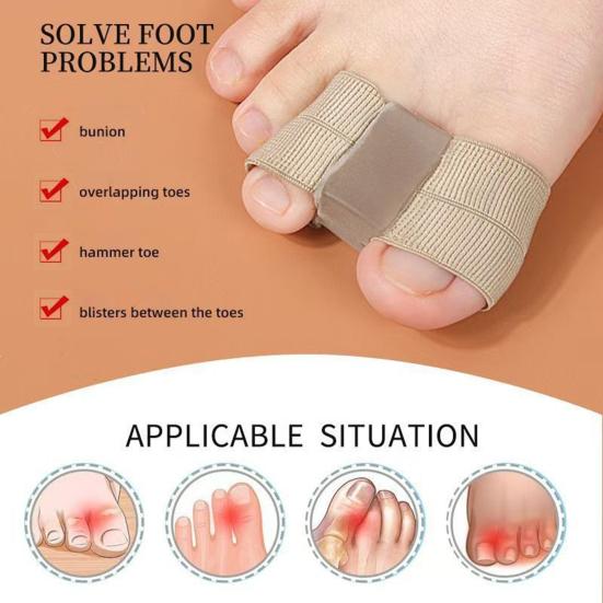Разделитель пальцев ног Корректор Hallux Valgus Дышащие Эластичные Нейлоновые Проставки для Накладывающихся Пальцев Облегчение и Выпрямитель для Косточки на Ноге