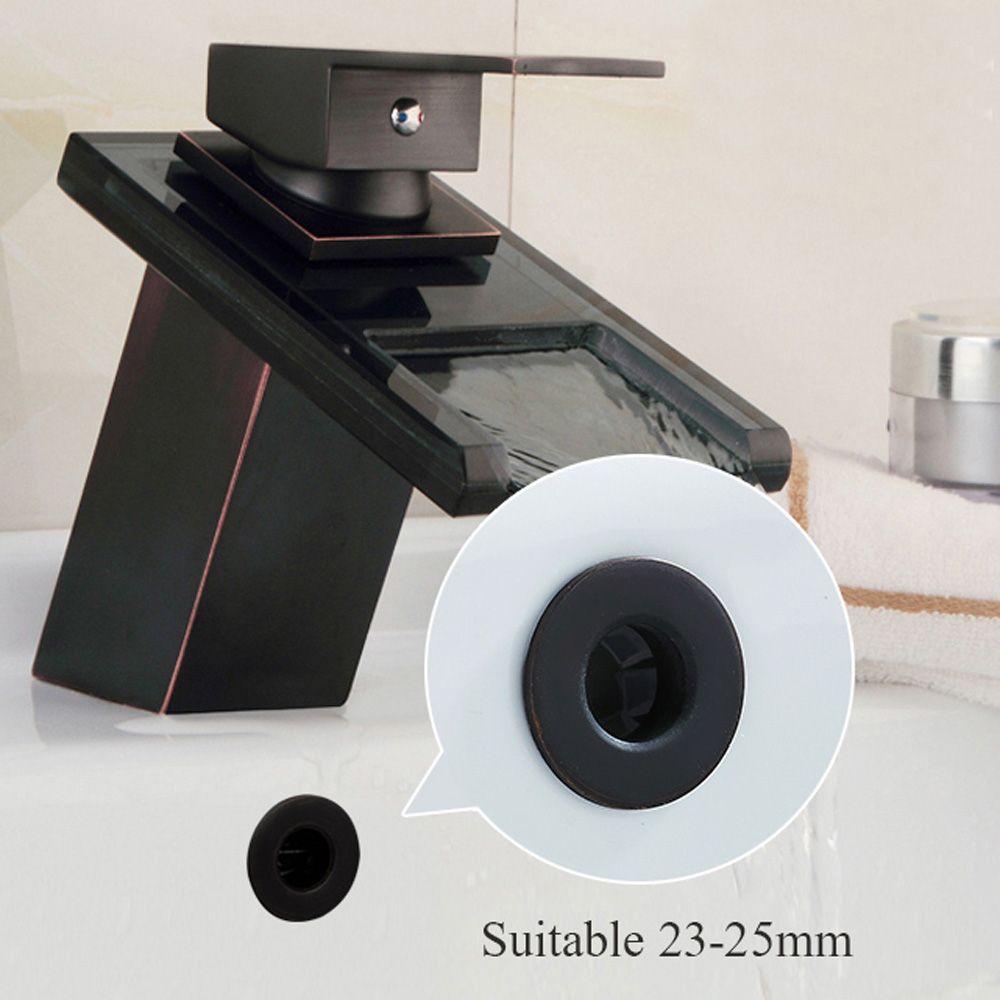 Медная раковина, латунный смеситель для раковины, крышка перелива, заглушка для отверстия в ванной комнате, хромированное кольцо