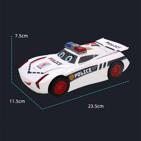 Электрический трансформирующийся робот-автомобиль, игрушка с музыкальным светом, автоматическое преодоление препятствий, деформация для детей