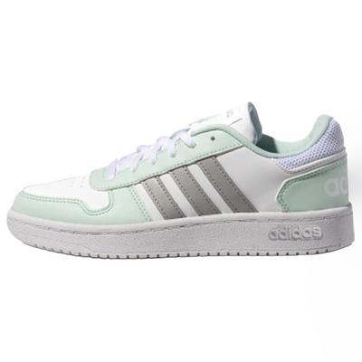 Кроссовки Hoops 2.0 'Белый Серый Зеленый' Женские FW5856