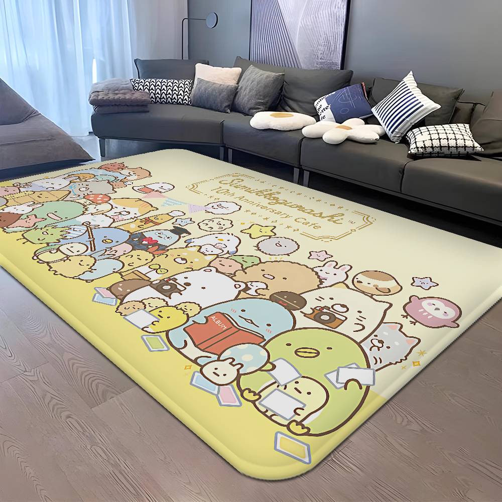 Cartoon Sumikko Gurashi Kitchen Mat Kids Room Bedroom Decoration Balcony Anti-Slip Doormat Living Room Alfombra