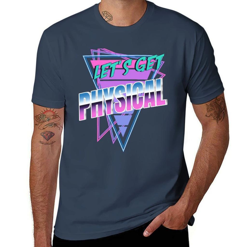 Давай Займемся Физкультурой Totally Rad 80s Костюм Футболка футболки для мужчины графическая смешная хлопковая футболка мужчина Футболка