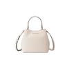 Кожаная сумка-ведро Pratt Crossbody Tote Маленькая женская Макарон Молочно-белый базовый пакет (сумка + мешок для пыли)