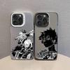 Крутой чехол для телефона A-My Hero Academia-S для iPhone 16 15 14 13 12 11 Pro Max Plus, цветной, противоударный, серебристая задняя крышка
