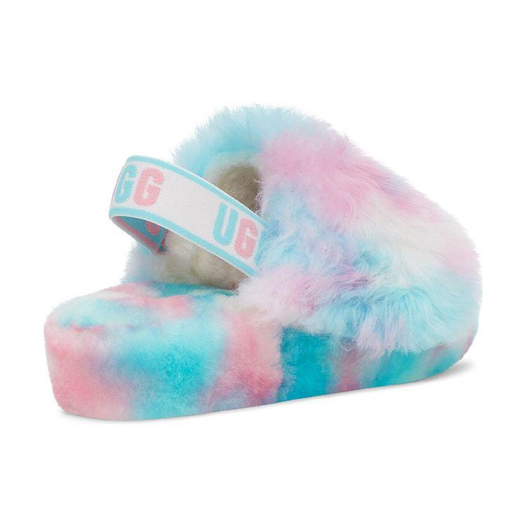 UGG Пух Да Овчина Удобные повседневные тапочки Женские тапочки Синие Розовые 1131770-PID