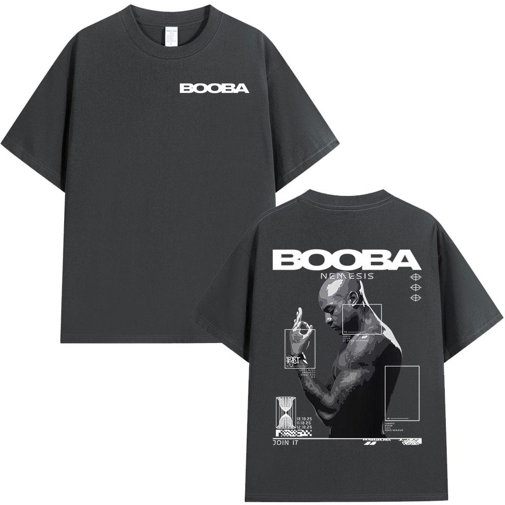 Rapper Booba Nero Nemesis Album T Shirts Men Women Retro Gothic Hip Hop Short Sleeve Tshirts Man Cotton Tshirt Streetwear