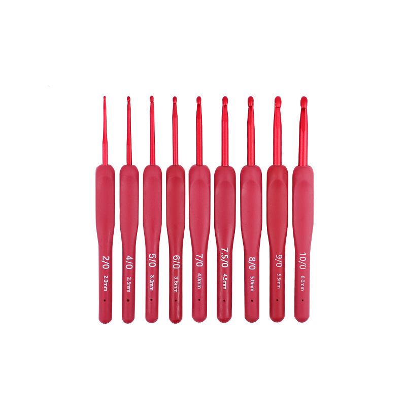 Набор нескользящих крючков для вязания из нержавеющей стали для вязания своими руками и для начинающих