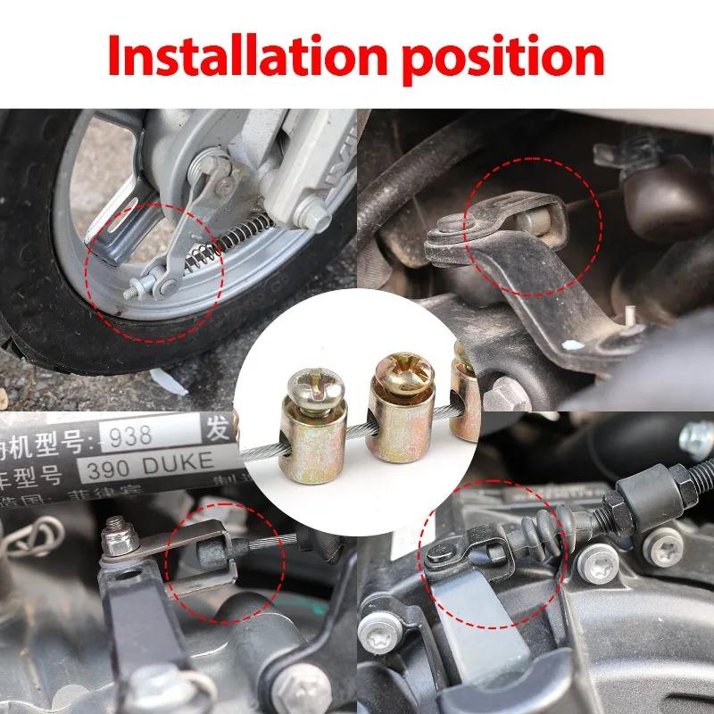 10-40 шт. Стальной тросовый зажим Металлические медные зажимы Сверхпрочный нержавеющий строп Инструмент Регулируемые крепежные аксессуары