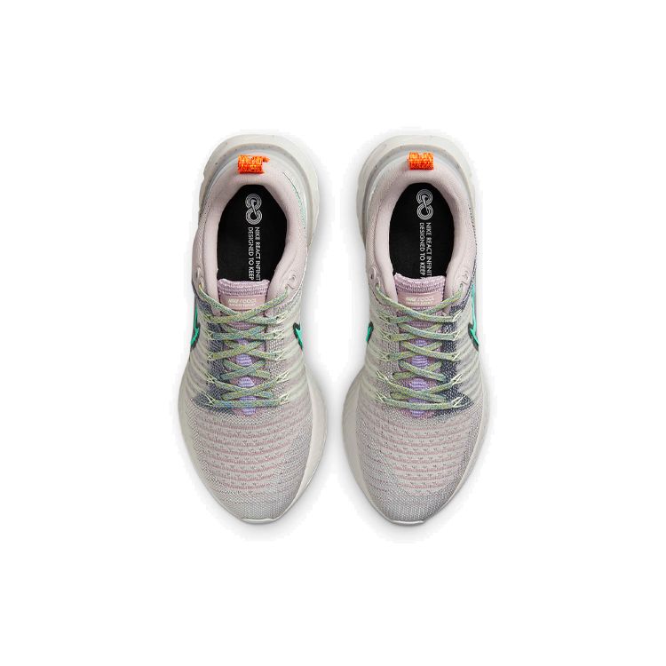 Nike Женские кроссовки React Infinity Run Flyknit 2 Violet Ash Light Menta Фиолетовый Частично-серый Платиновый оттенок DC4629-500
