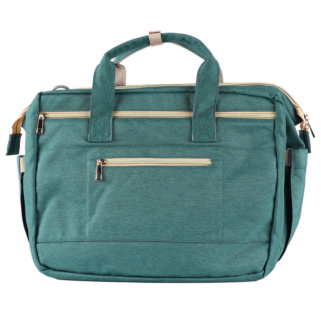 Многофункциональная складная дорожная пеленальная станция для кроватки, переносная сумка для подгузников на открытом воздухе(зеленый )