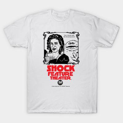 Футболка женская Tv 58 Shock Feature Theater Promo Shirt Harajuku Print Kawaii Футболка летняя с коротким рукавом женская футболка топ футболка