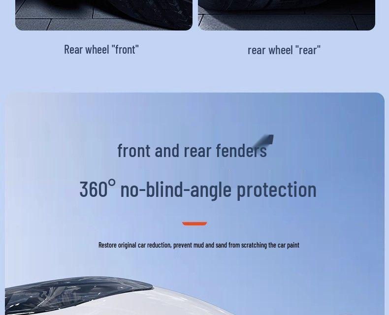 Model Y3 Mud Flaps: No-Punch Skins, Exterior Accessories for Model Y