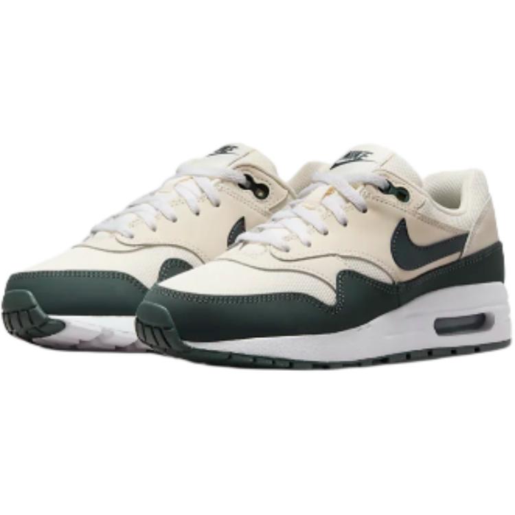 Nike Air Max 1 Бледно-слоновая кость Белый Бикоасталь Винтажный зеленый (GS)