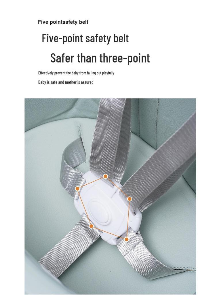 Регулируемый Многофункциональный Портативный Детский Стульчик для Кормления и Обучения