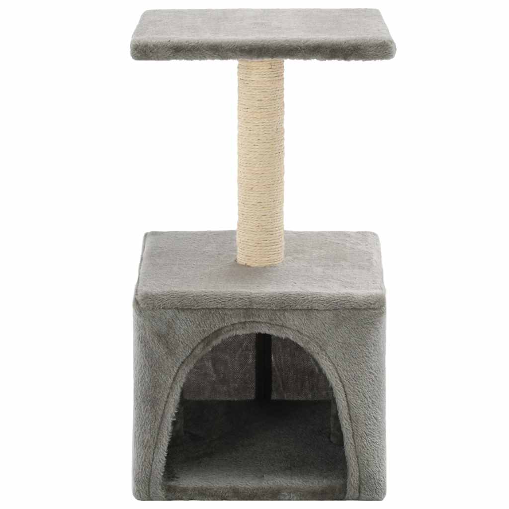 Cat Scratching Post with Sisal 55 cm Grey