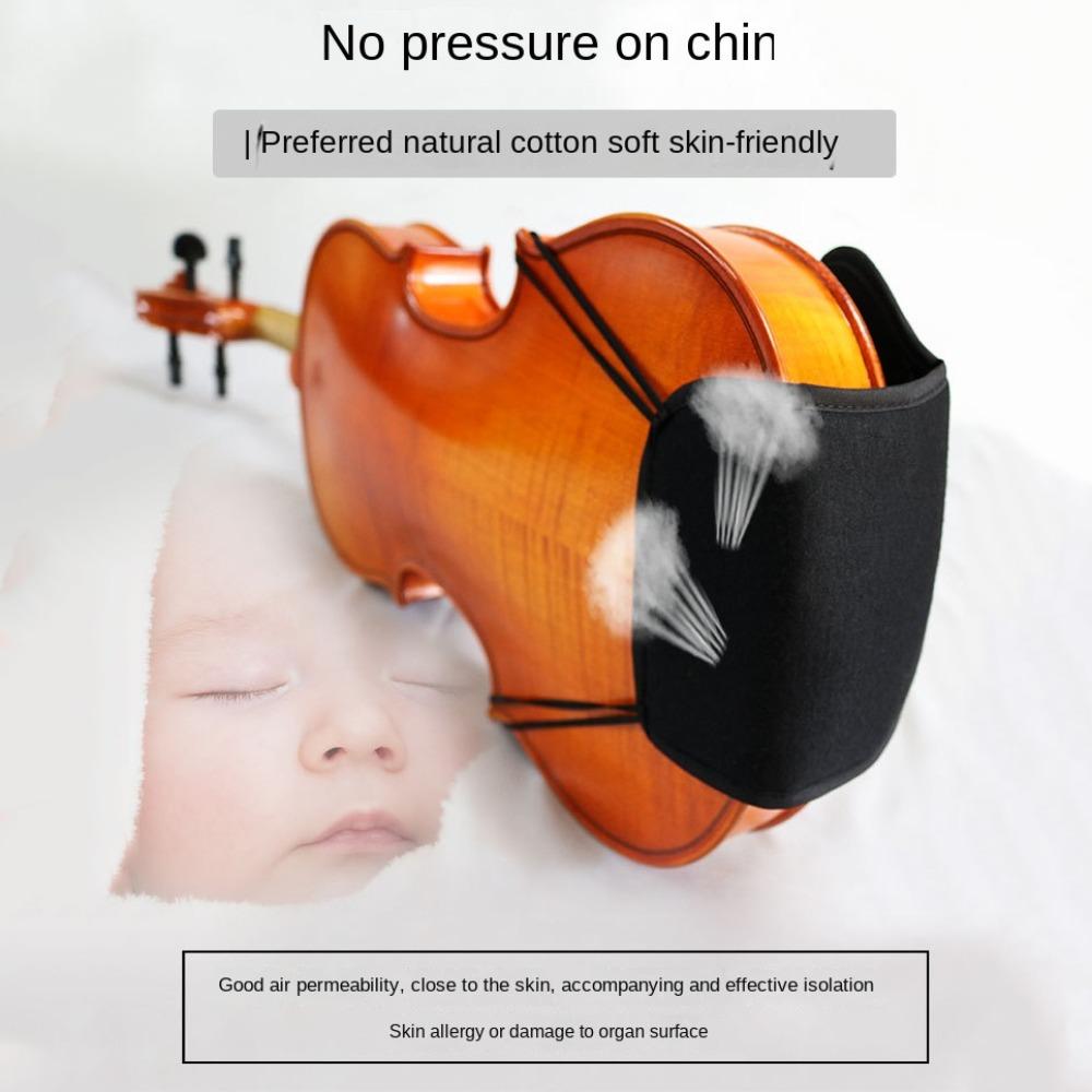 Cushion Violin Shoulder Rest Pad Cotton Fiddle Soft Cotton Cover  1/8 1/4 1/2 3/4 /4/4 Fiddle