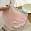 5pcs Cotton Crotch Seamless Briefs Underwear Women's Underpants Fashion Mid Waist Panties  Lady