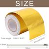 5Cm 5/9/10M Gold Car Motorcycle Exhaust Wrap Pipe Header Heat Insulation Roll Tape Turbo Heat Exhaust Thermal Wrap Tape