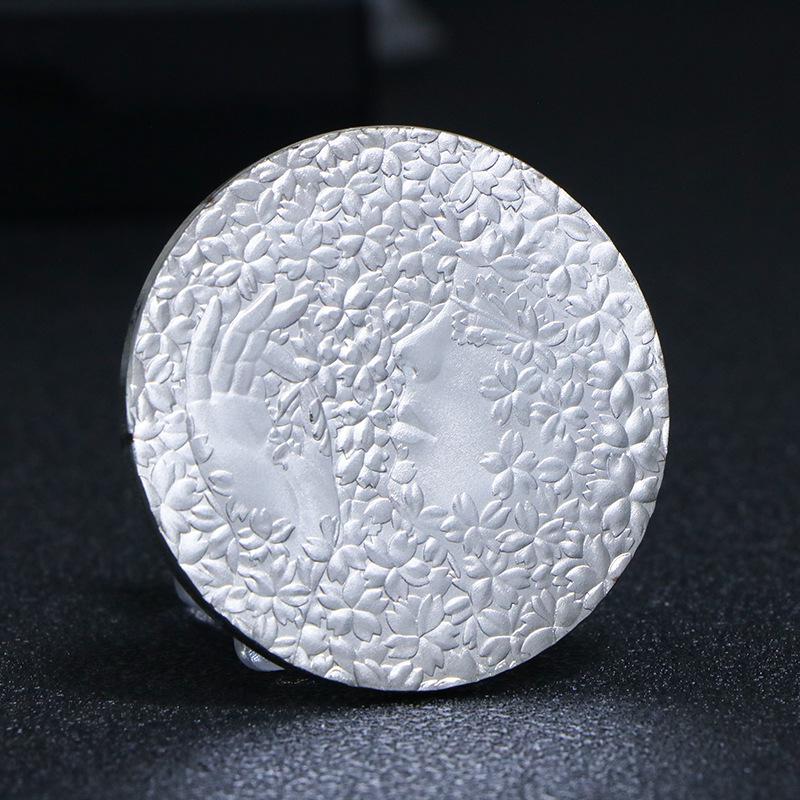 Памятная монета Японский Феникс Возрождение, Позолоченная и посеребренная.