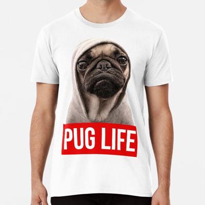 Оригинальная футболка Pug Life Pug Premium от S до 5XL Сделано в Австралии/США Футболка