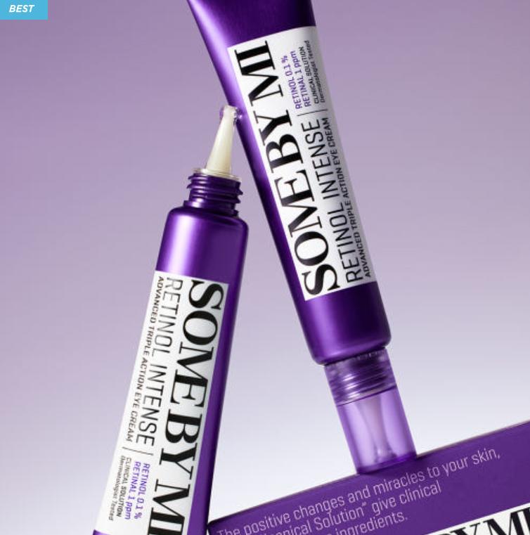 SOME BY MI Retinol Intense Advanced Triple Action Eye Cream 30ml | Anti-Aging & Dark Circle Care | Korean Skincare