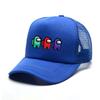 Children  Mesh  Hat Cartoon  Printed Caps Colorful Breathable Sun-proof Sun Hat