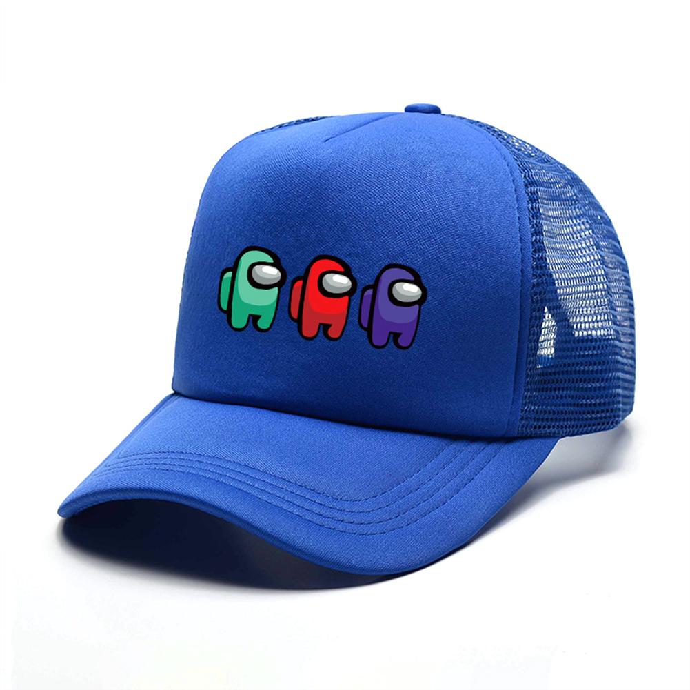 Children Mesh Hat Cartoon Printed Caps Colorful Breathable Sun-proof Sun Hat