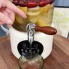 304 Stainless Steel Wine Barrel Faucet Wood Handle 16mm Size Beverage Dispenser Easy Install Water Holder Valve