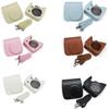 Instant Camera Cheki Dress Up Cover Camera Cover (Brown)