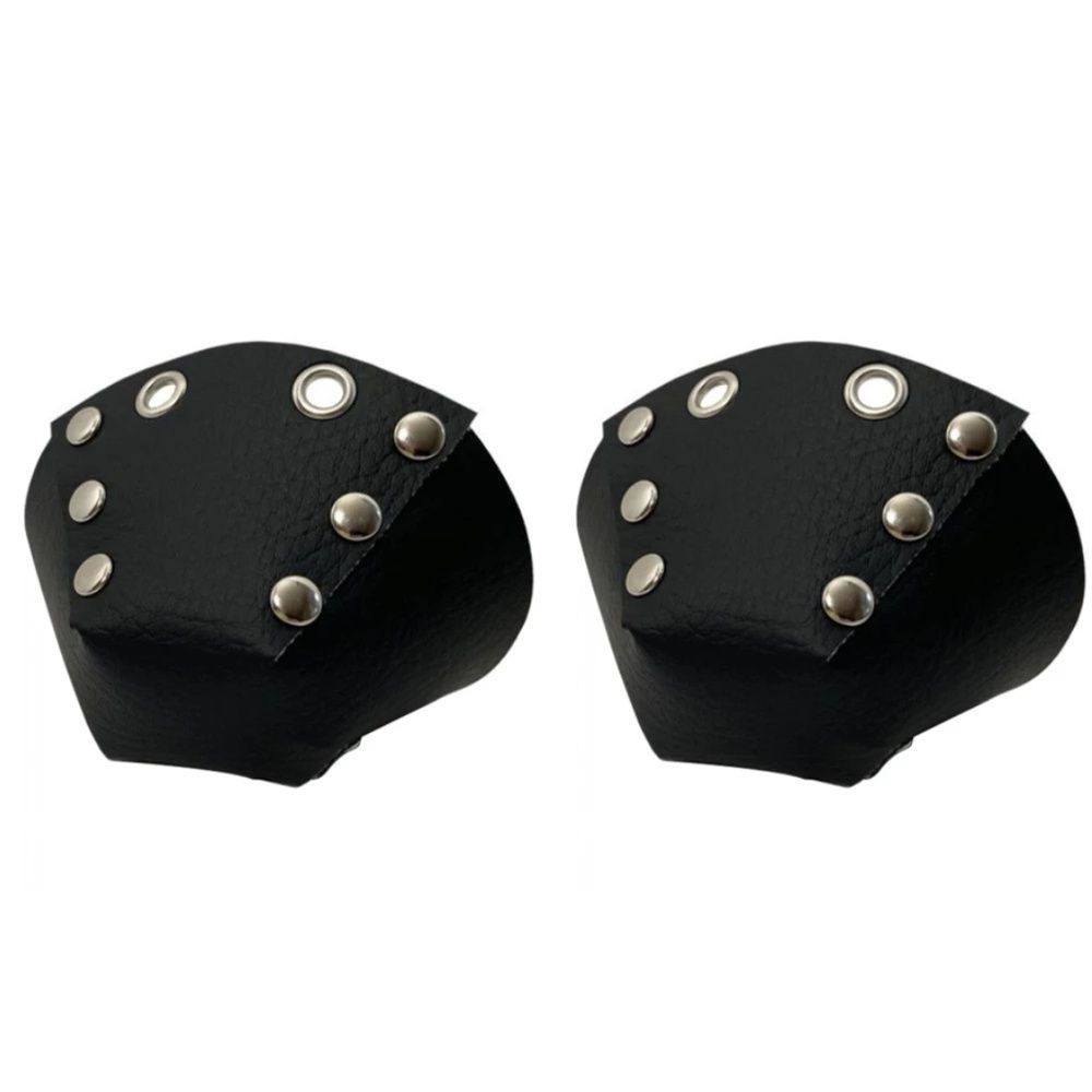 Leather Roller Skating Roller Skate Toe Cap Ice Skates Guards Skate Toe Cap Guards Protective Cover