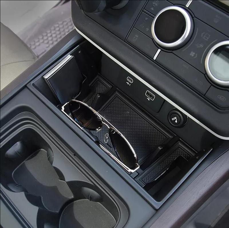 Передний центральный ящик для хранения управления для Land Rover Defender 90 110 2020 2021 2022 2023 Укладка Уборка Аксессуары для салона автомобиля