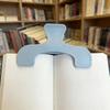 1 шт. Простой матовый прозрачный зажим для книг, держатель для страниц для чтения, практичный зажим для заметок, кавайные настольные аксессуары