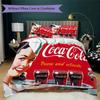 Christmas gift Halloween themed cola beverage Coca Cola provides comfortable bedding covers and pillowcases for home use (without core) K7