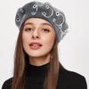 Vintage Dome Beret Round Pumpkin Painter's Hat Personality British Cap  Women