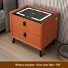 Lieve Multifunctional Bedside Table with Wireless Charging