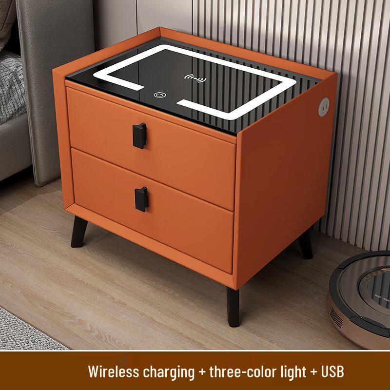 Lieve Multifunctional Bedside Table with Wireless Charging
