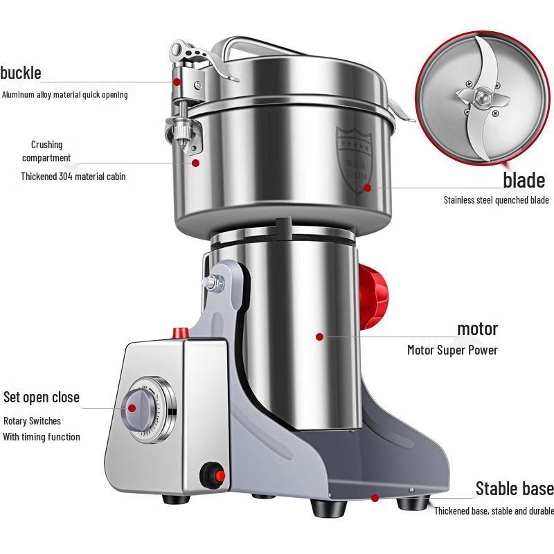 Electric Household Ultra-fine Grinder for Chinese Medicinal and Grinding Needs