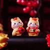 Horse Year Miniature Ornaments Zodiac Cartoon Lucky Pony Diy Car Decoration Spring Festival Office Desktop Decor Ornaments