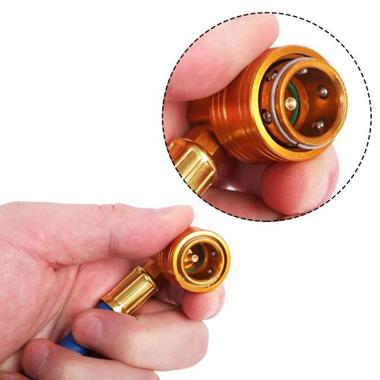 Дополнительная трубка для автомобильного кондиционера, дополнительная труба для испытания хладагента, шланг с резьбой 1/2 для домашнего использования