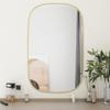 348220 vidaXL Wall Mirror Gold 80x50 Cm