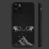 Чехол для телефона Acotar Court M-Mist and Fury для Apple iPhone 15,14,13,12,11,Pro,X,XS,Max,XR,Plus,Mini Мягкий черный чехол